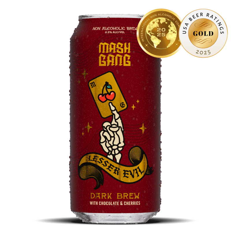 Lesser Evil - Non-Alcoholic - Chocolate Cherry Stout - Basement