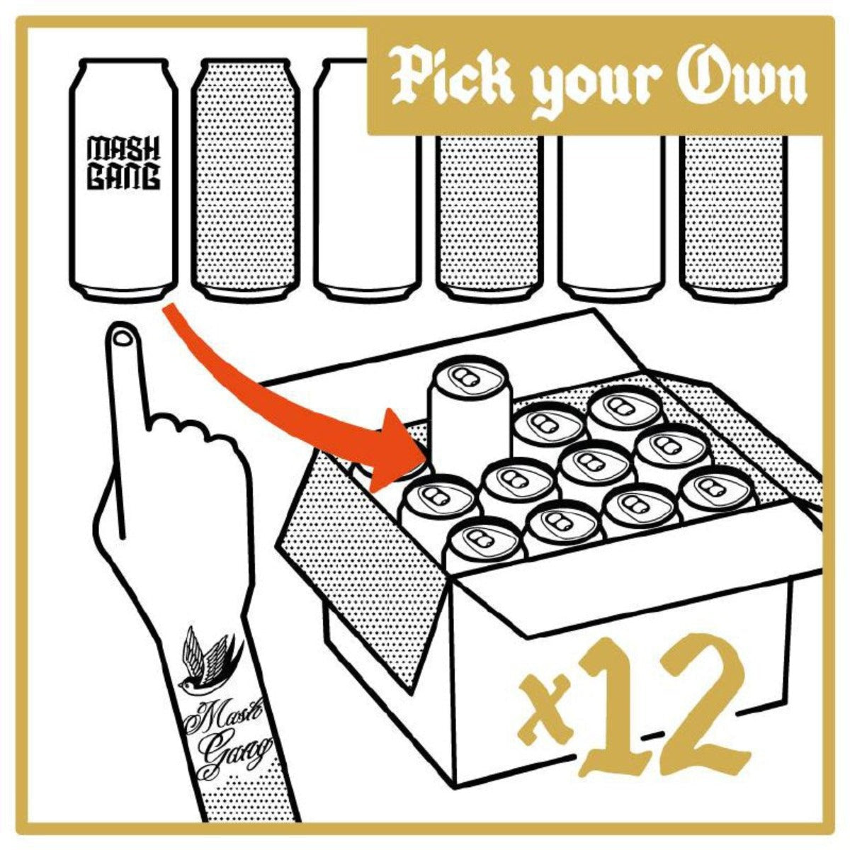 Mash Gang Build your own box - 12 Pack - Mash Gang