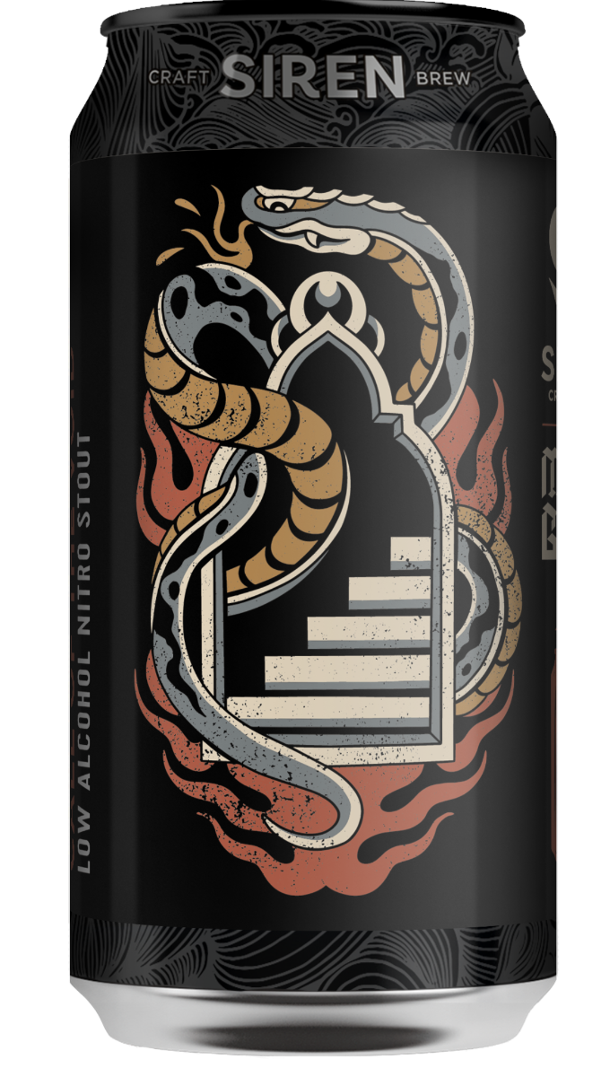 MG X Siren - Call of the Void - 0.5% - Nitro Stout - 440ml - 4 Pack