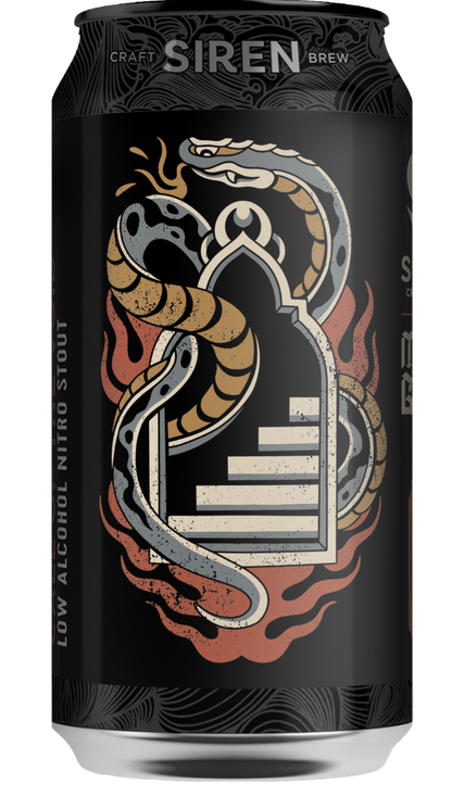 MG X Siren - Call of the Void - 0.5% - Nitro Stout - 440ml - 4 Pack