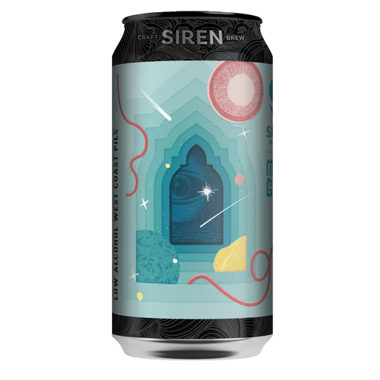 MG X Siren - Out of Nowhere - 0.5% - West Coast Pilsner - 440ml - 4 Pack